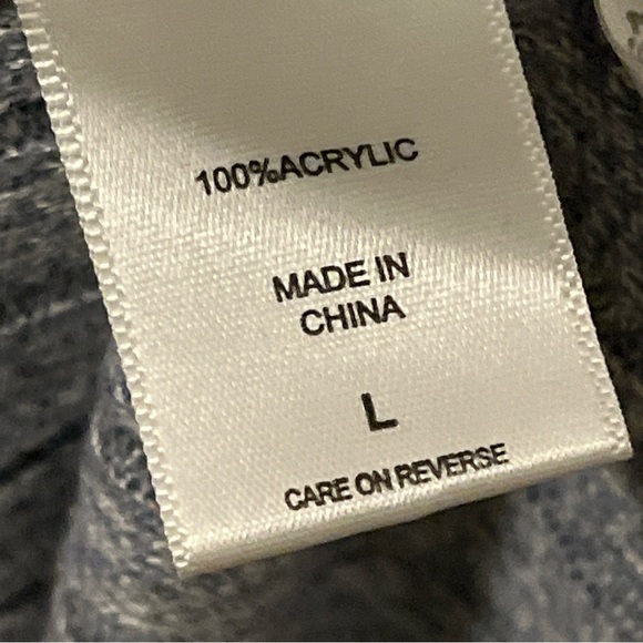 Soho New York & Company Relaxed Front Tie Sweater Top Size L - Picture 5 of 7